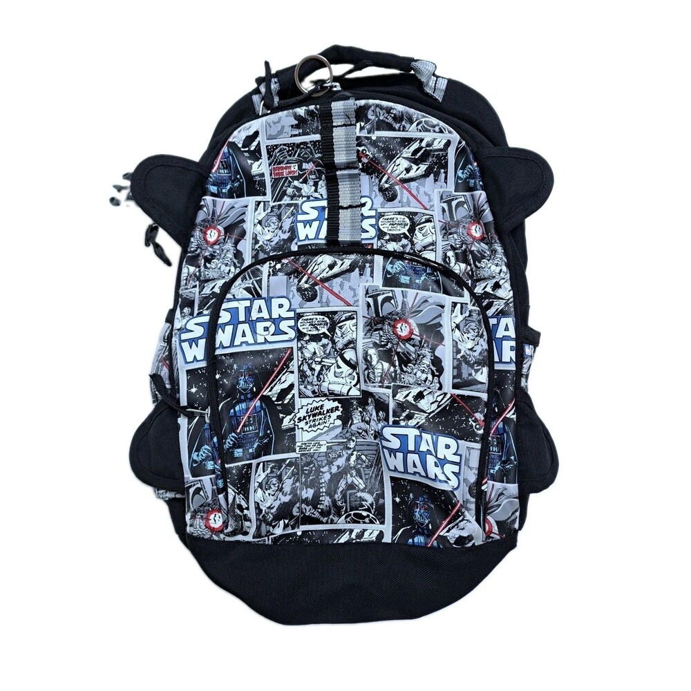 Pottery Barn Kids Star Wars BackPack Darth Vader Comics Rebellion Empire Disney